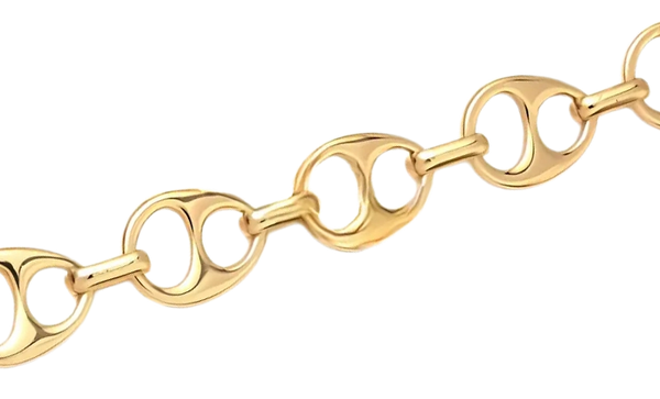 Gold Oval Chain