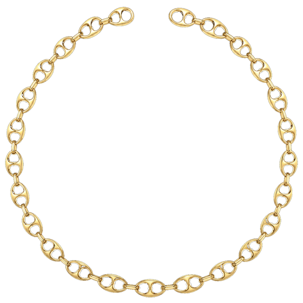 Gold Oval Chain