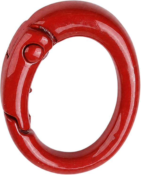 Red Oval Clasp