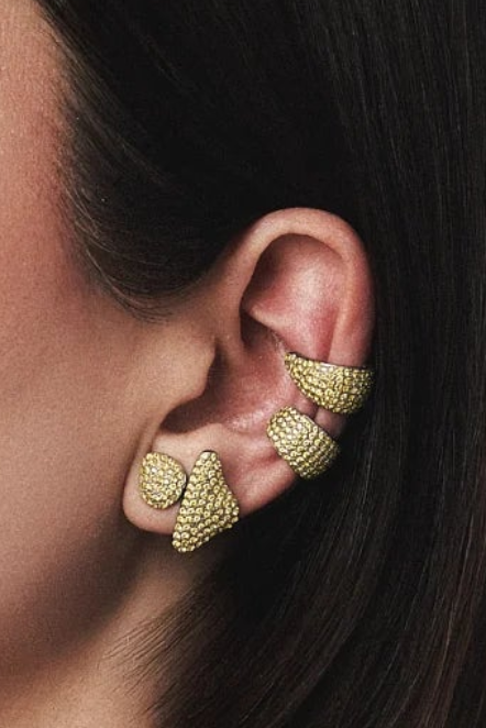 Cherry Blossom Earring Yellow