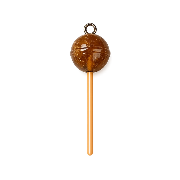 Brown Glow in the Dark Lollipop