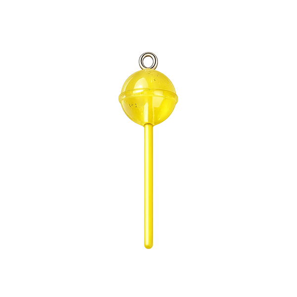 Yellow Glow in the Dark Lollipop