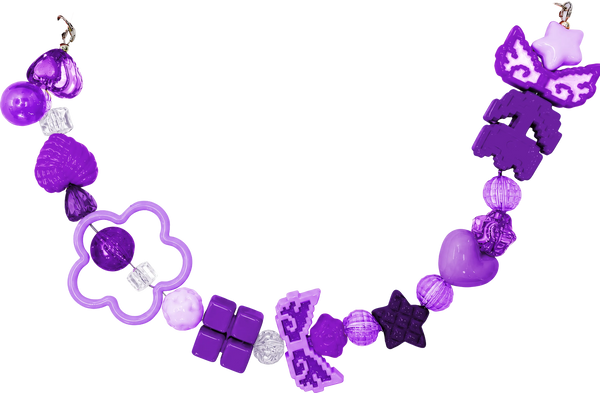 Purple Beaded Chain