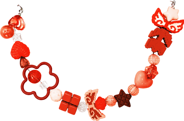 Red Beaded Chain
