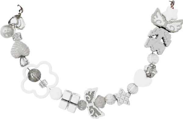 White Beaded Chain
