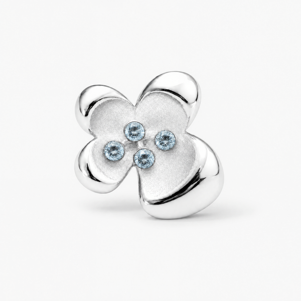Cherry Blossom Earrings Silver