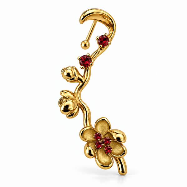 Manchette d’oreille Blossom dorée