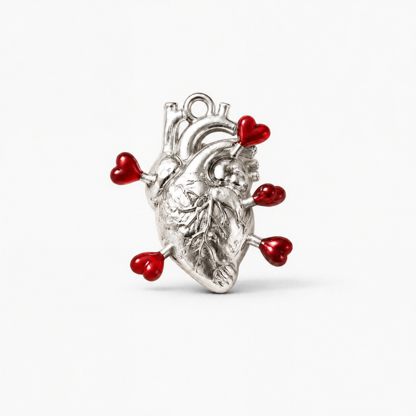 Cupid’s Heart argenté