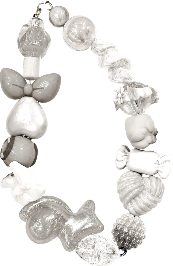 White Keychain